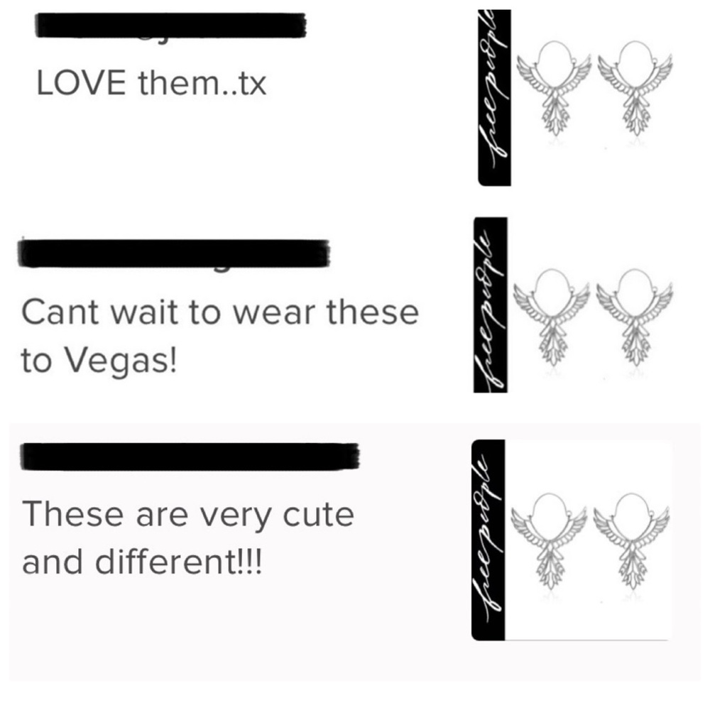 🔆3/$30 New Free People Thunderbird Earrings - Picture 4 of 4